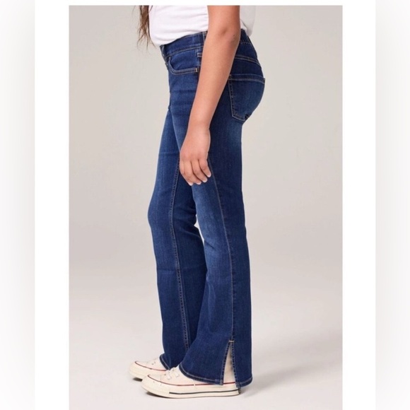 Abercrombie & Fitch Kids  Blue Flare Jeans 13/14 R - Picture 2 of 10